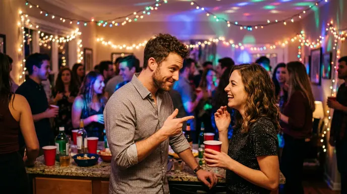 Playfully Risky Party Pick Up Lines